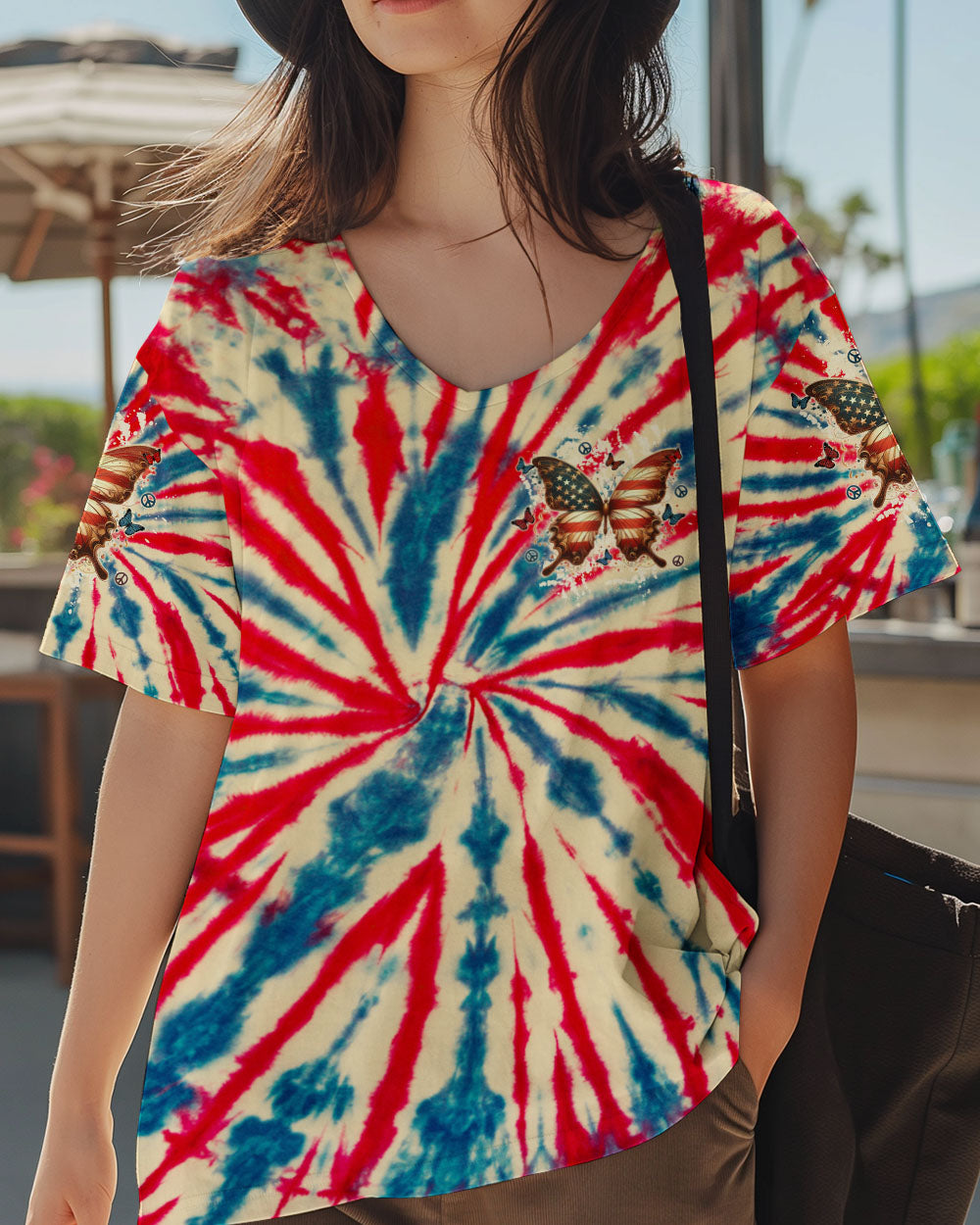 PEACE Y'ALL BUTTERFLY ALL OVER PRINT  - TLTW2805253