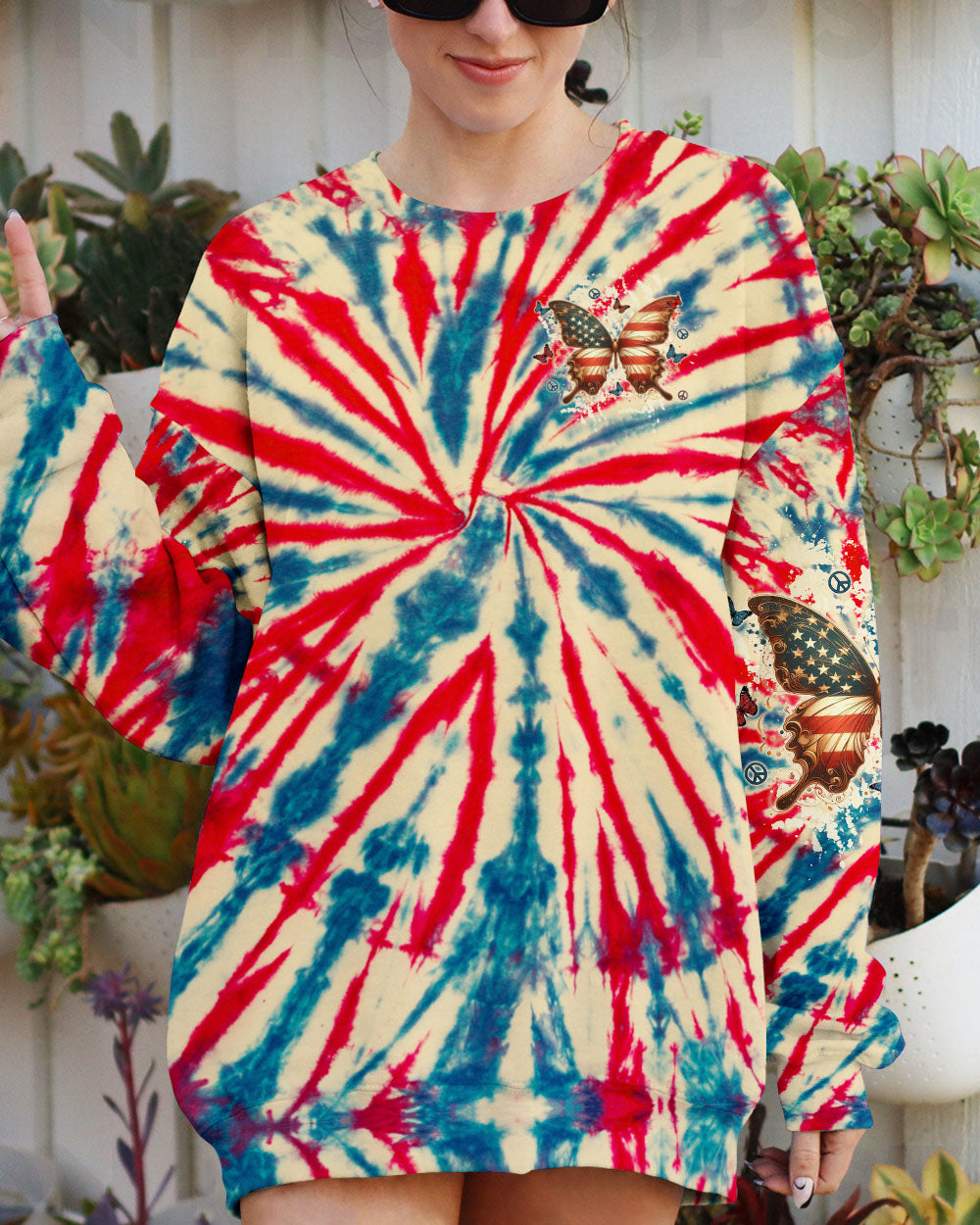 PEACE Y'ALL BUTTERFLY ALL OVER PRINT  - TLTW2805253