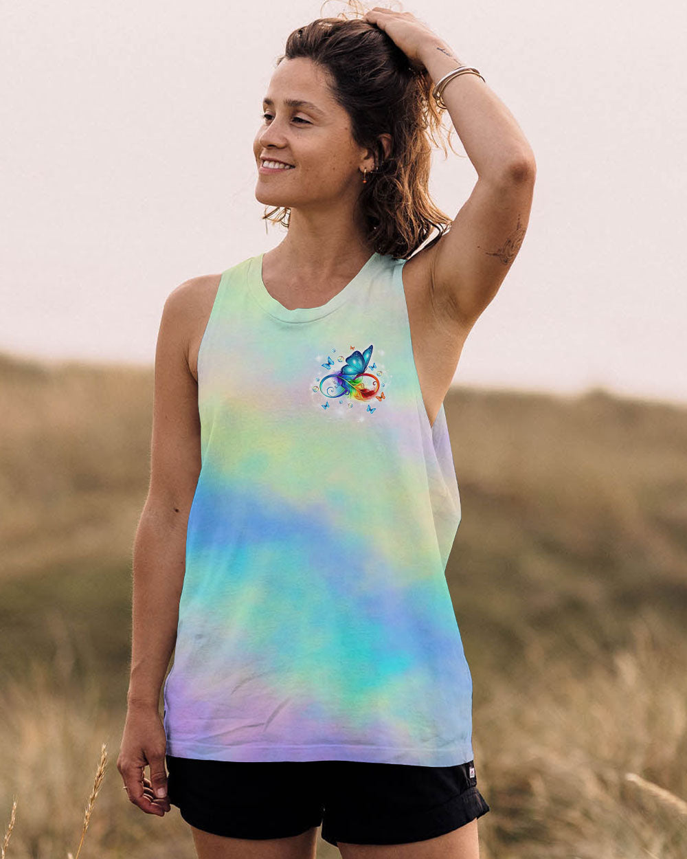 I BELIEVE THERE ARE ANGELS AMONG US BUTTERFLY ALL OVER PRINT - TLTW2811244