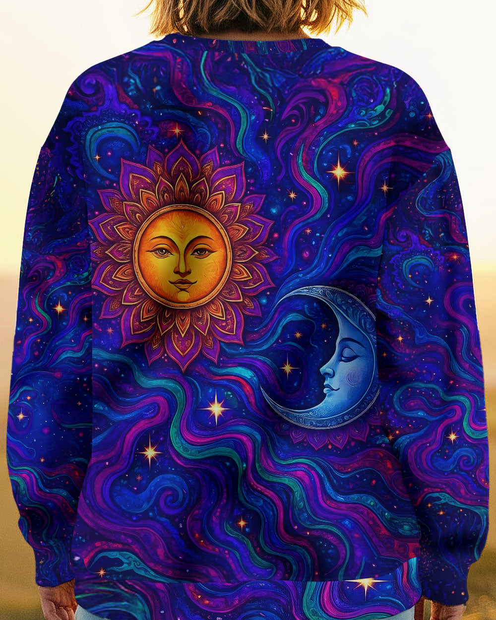 SUN AND MOON  GALAXY ALL OVER PRINT - TLTW2811252