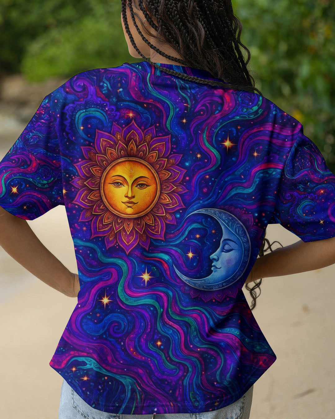 SUN AND MOON  GALAXY ALL OVER PRINT - TLTW2811252