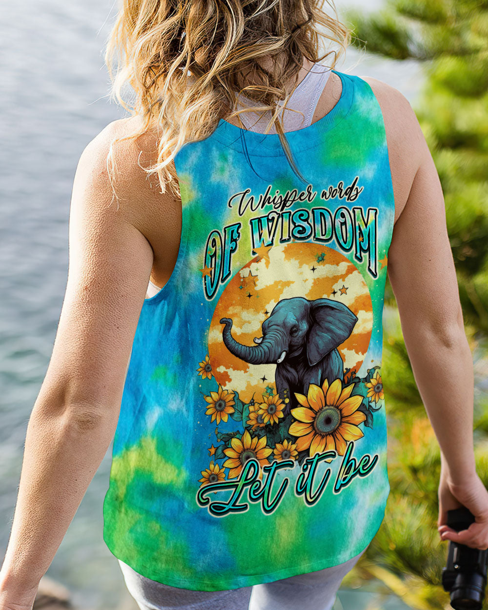 WHISPER WORDS OF WISDOM ELEPHANT TIE DYE ALL OVER PRINT - TLTW2905231