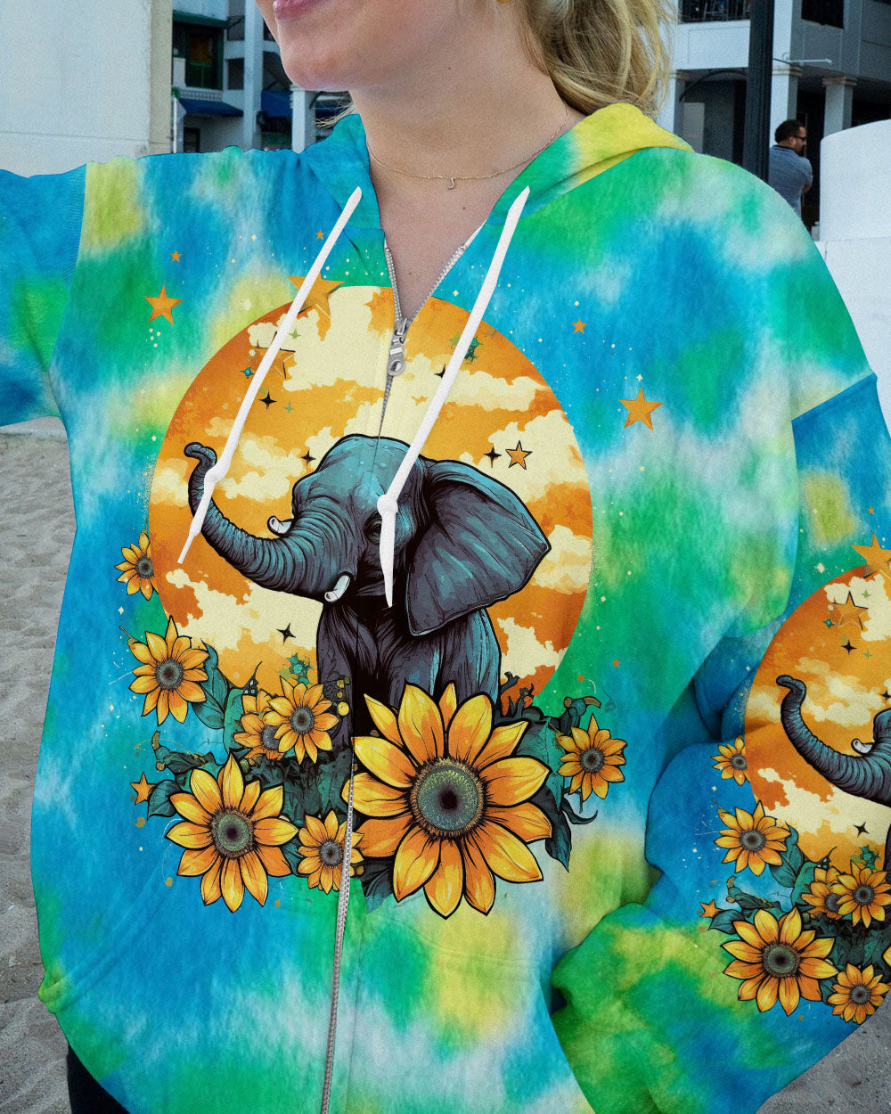 WHISPER WORDS OF WISDOM ELEPHANT TIE DYE ALL OVER PRINT - TLTW2905231