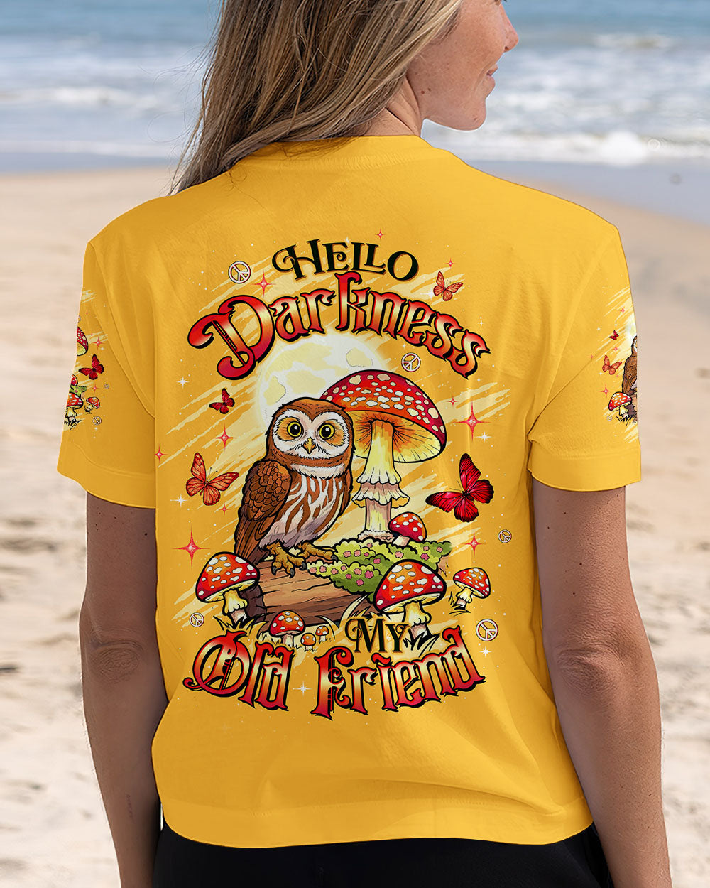 HELLO DARKNESS MY OLD FRIEND OWL ALL OVER PRINT - TLTW2909253