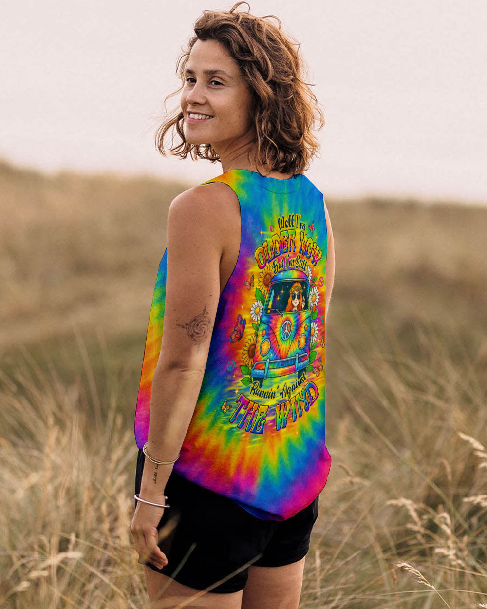 RUNNING AGAINST THE WIND BUS TIE DYE ALL OVER PRINT - TLTW2910252