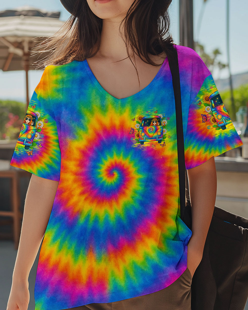 RUNNING AGAINST THE WIND BUS TIE DYE ALL OVER PRINT - TLTW2910252