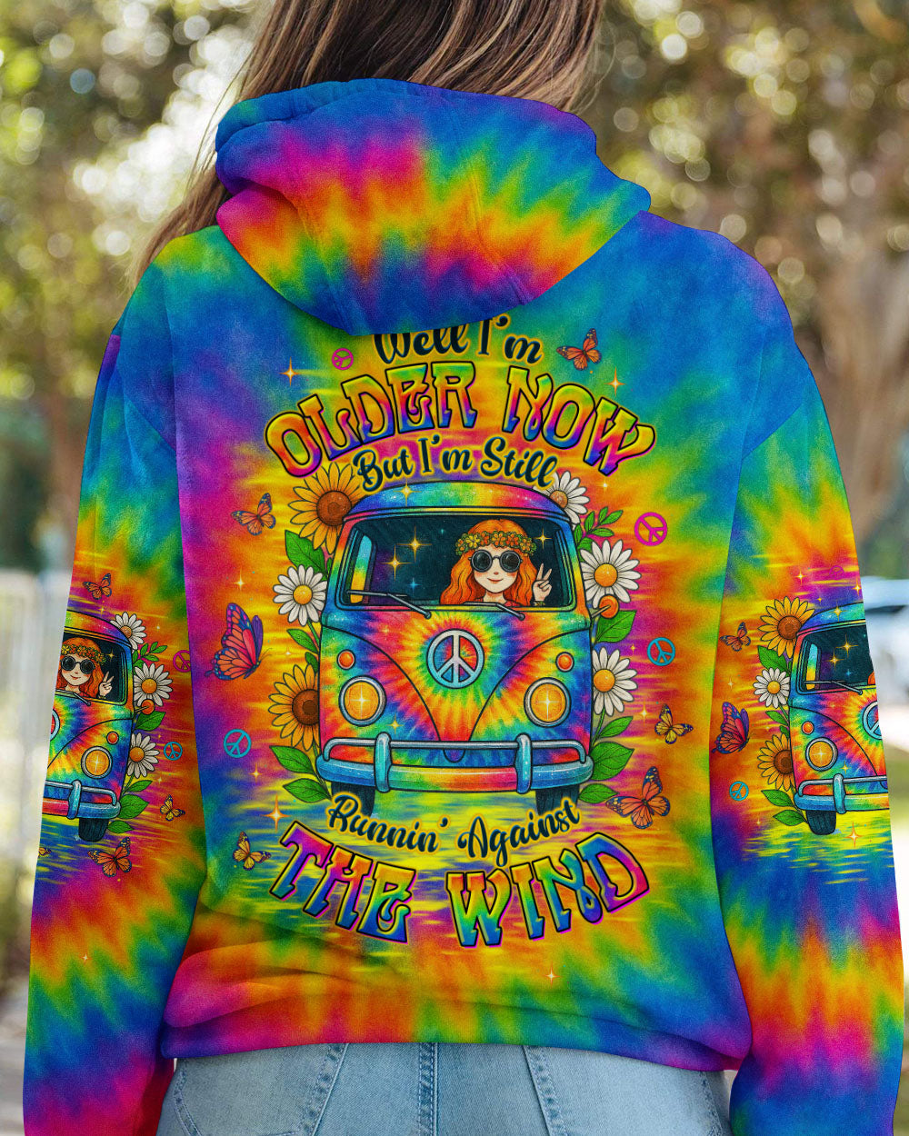 RUNNING AGAINST THE WIND BUS TIE DYE ALL OVER PRINT - TLTW2910252