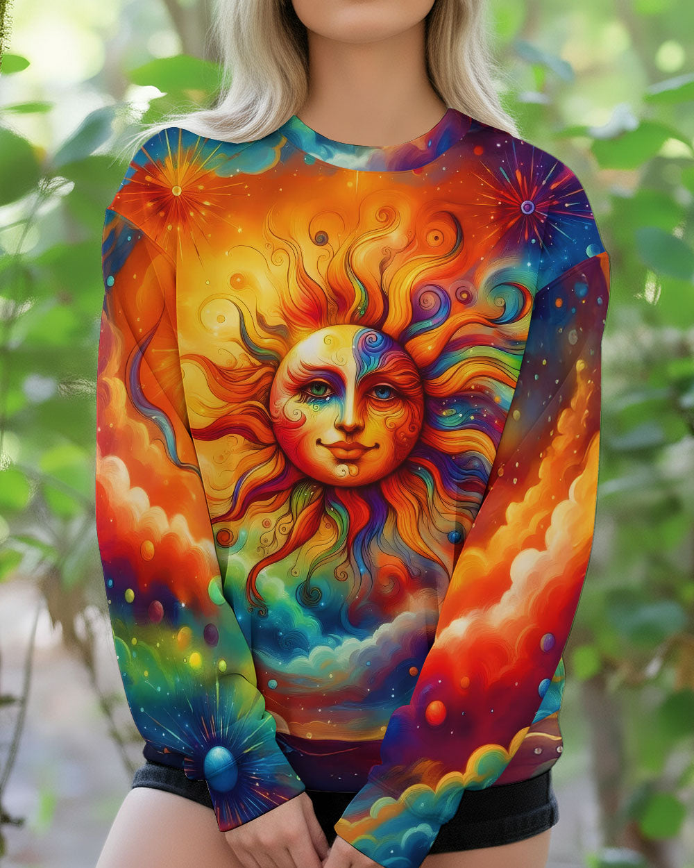 HIPPIE SUN COLORFUL  ALL OVER PRINT - TLTW2911251
