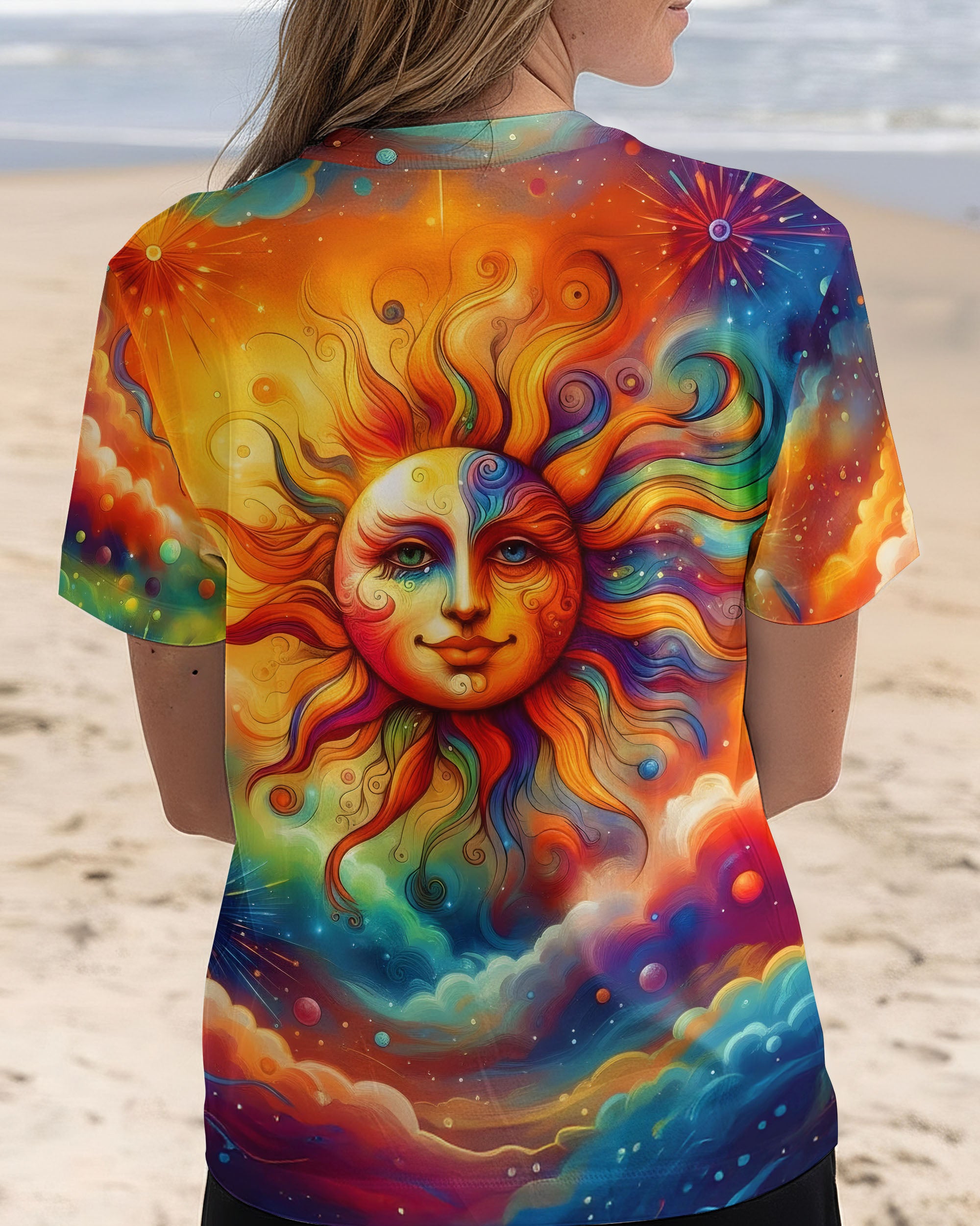 HIPPIE SUN COLORFUL  ALL OVER PRINT - TLTW2911251