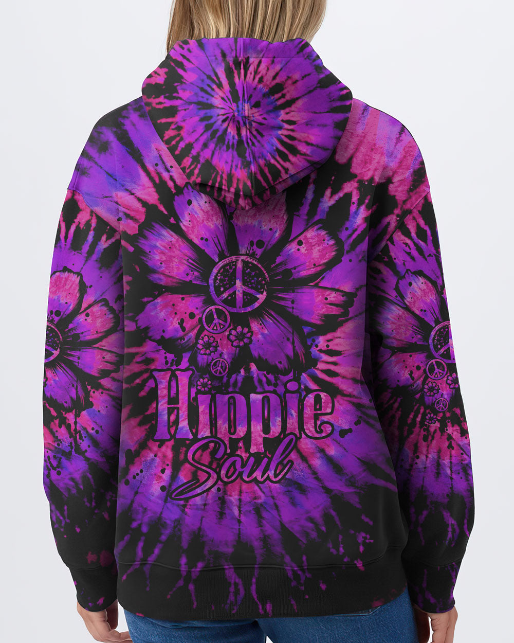 HIPPIE SOUL DAISY TIE DYE ALL OVER PRINT - TLTW3006231