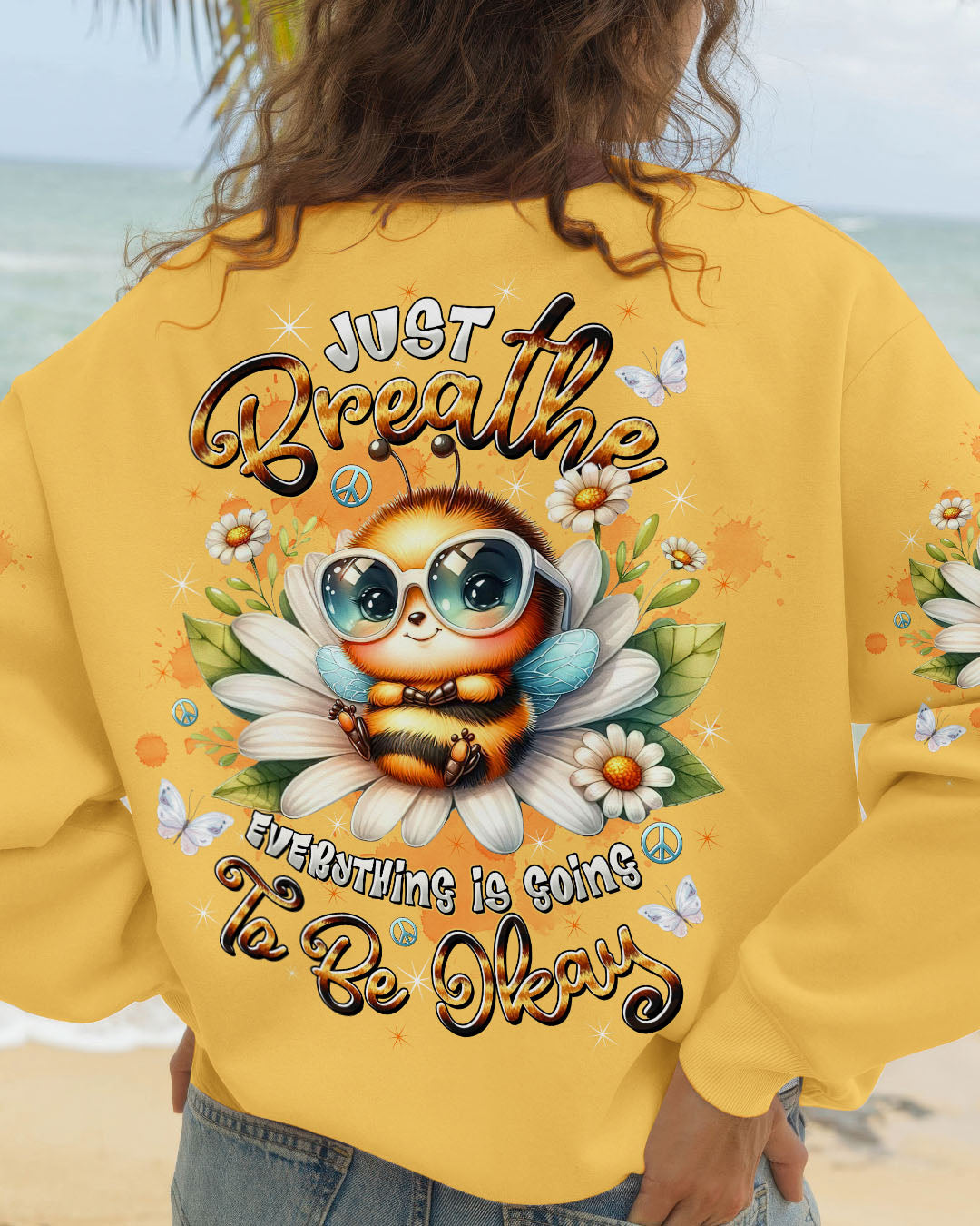 JUST BREATHE BEE ALL OVER PRINT - TLTW3009253