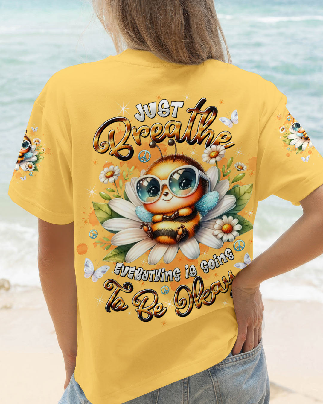 JUST BREATHE BEE ALL OVER PRINT - TLTW3009253
