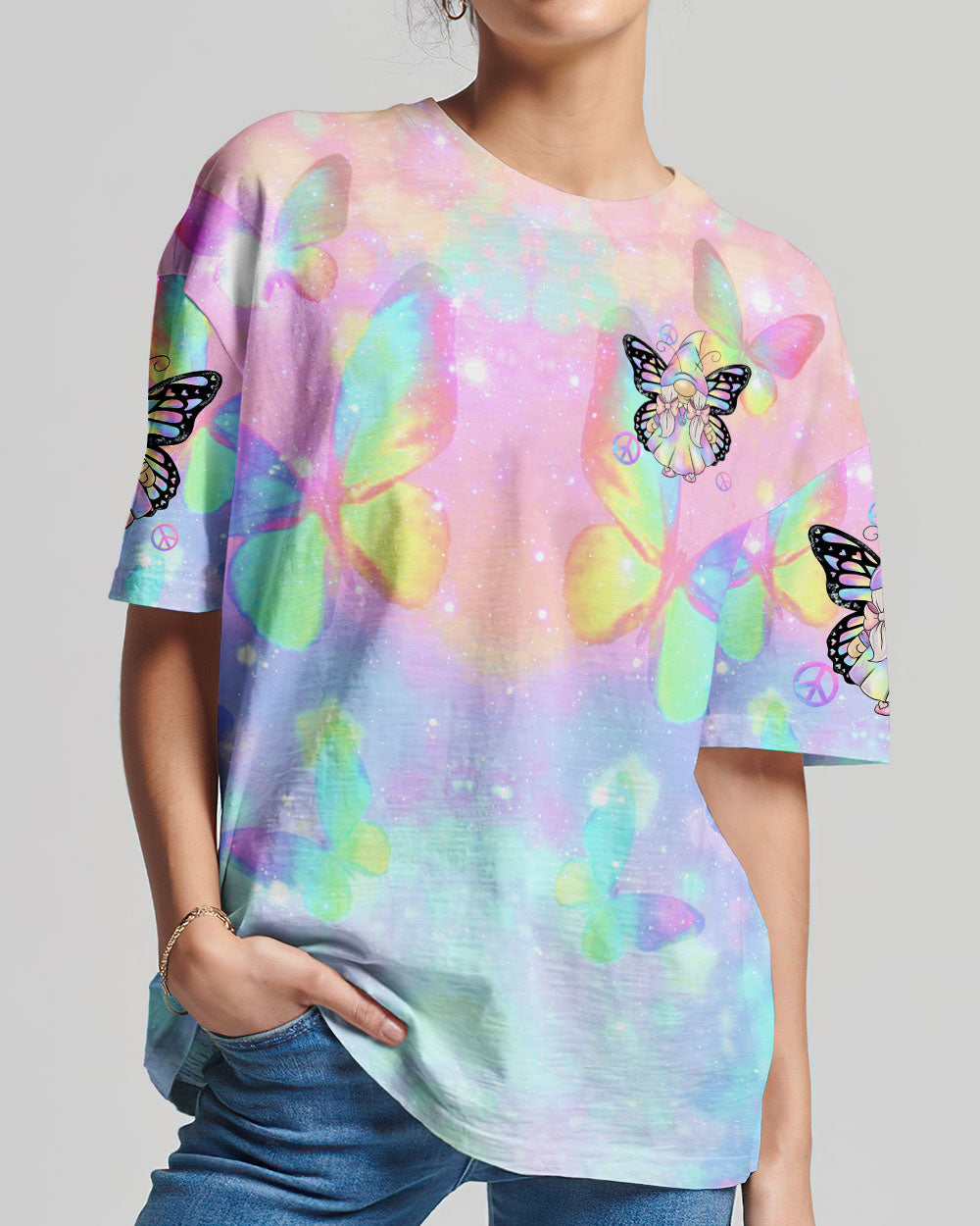 BE YOU THE WORLD WILL ADJUST GNOME ALL OVER PRINT - TLTW3108231