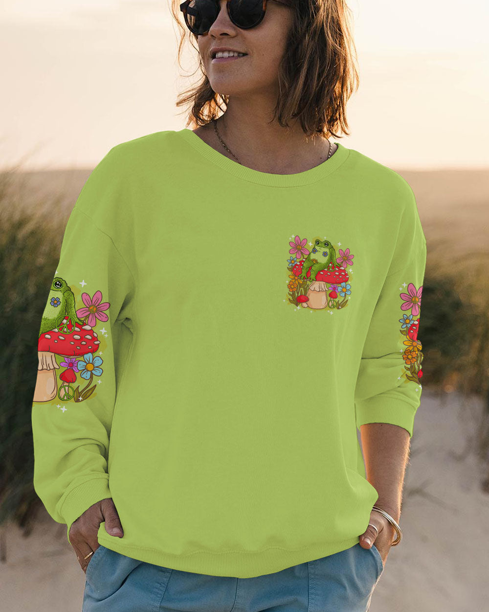 LET ME BE WEIRD IN PEACE FROG ALL OVER PRINT - TY0203241