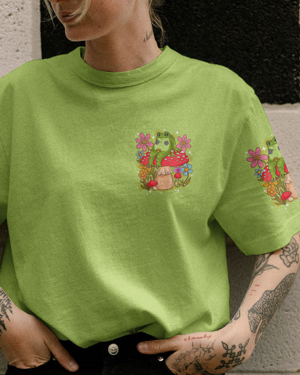 LET ME BE WEIRD IN PEACE FROG ALL OVER PRINT - TY0203241