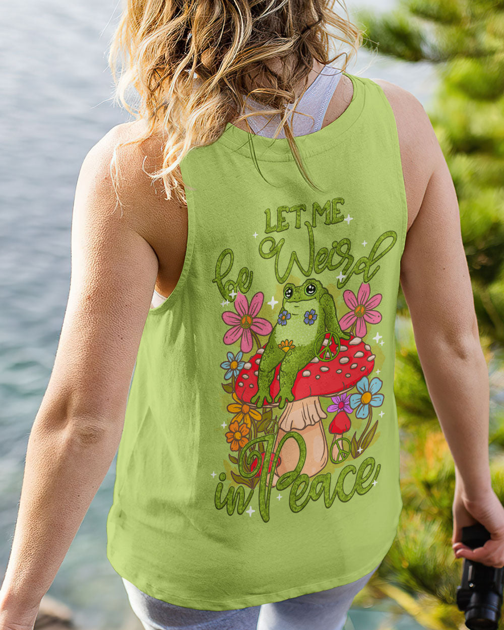 LET ME BE WEIRD IN PEACE FROG ALL OVER PRINT - TY0203241