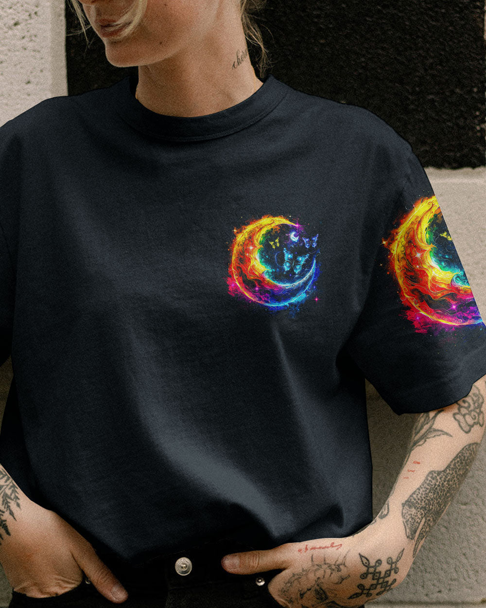HELLO DARKNESS MY OLD FRIEND MOON ALL OVER PRINT - TY0203242