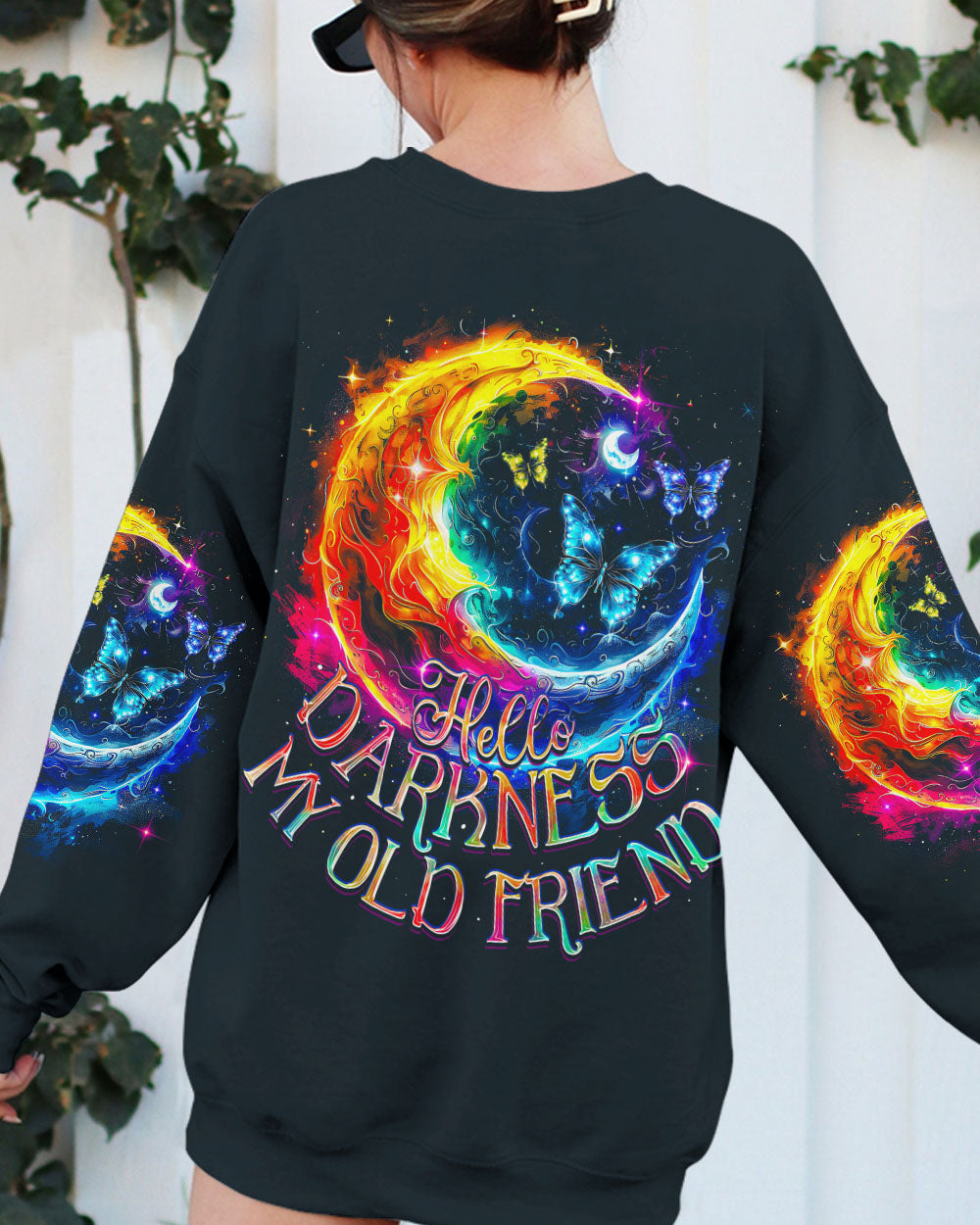 HELLO DARKNESS MY OLD FRIEND MOON ALL OVER PRINT - TY0203242