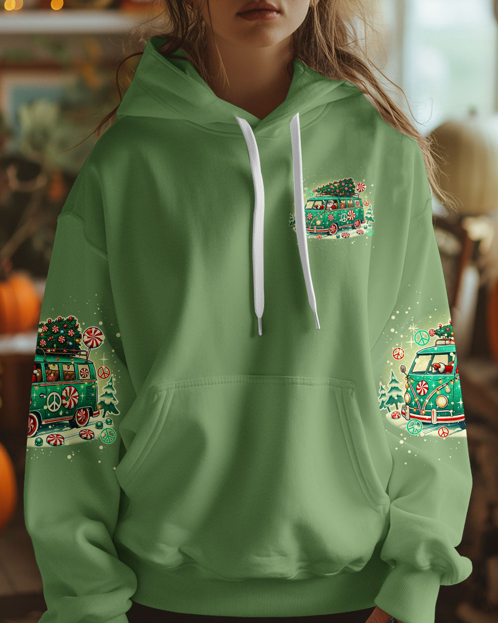SANTA CLAUS IS COMING CHRISTMAS ALL OVER PRINT - TY0210241