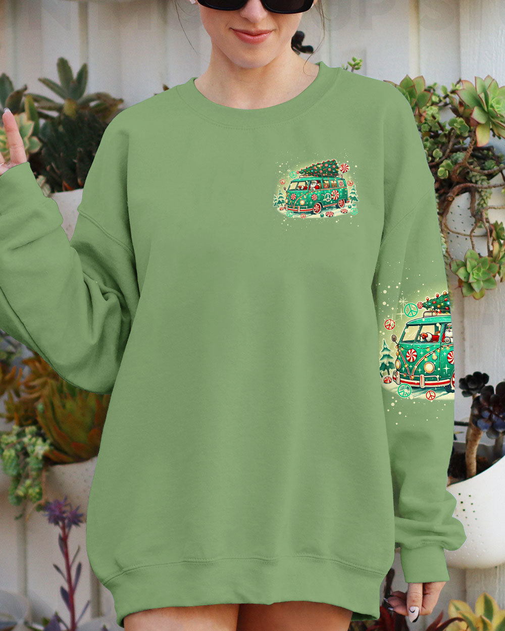 SANTA CLAUS IS COMING CHRISTMAS ALL OVER PRINT - TY0210241