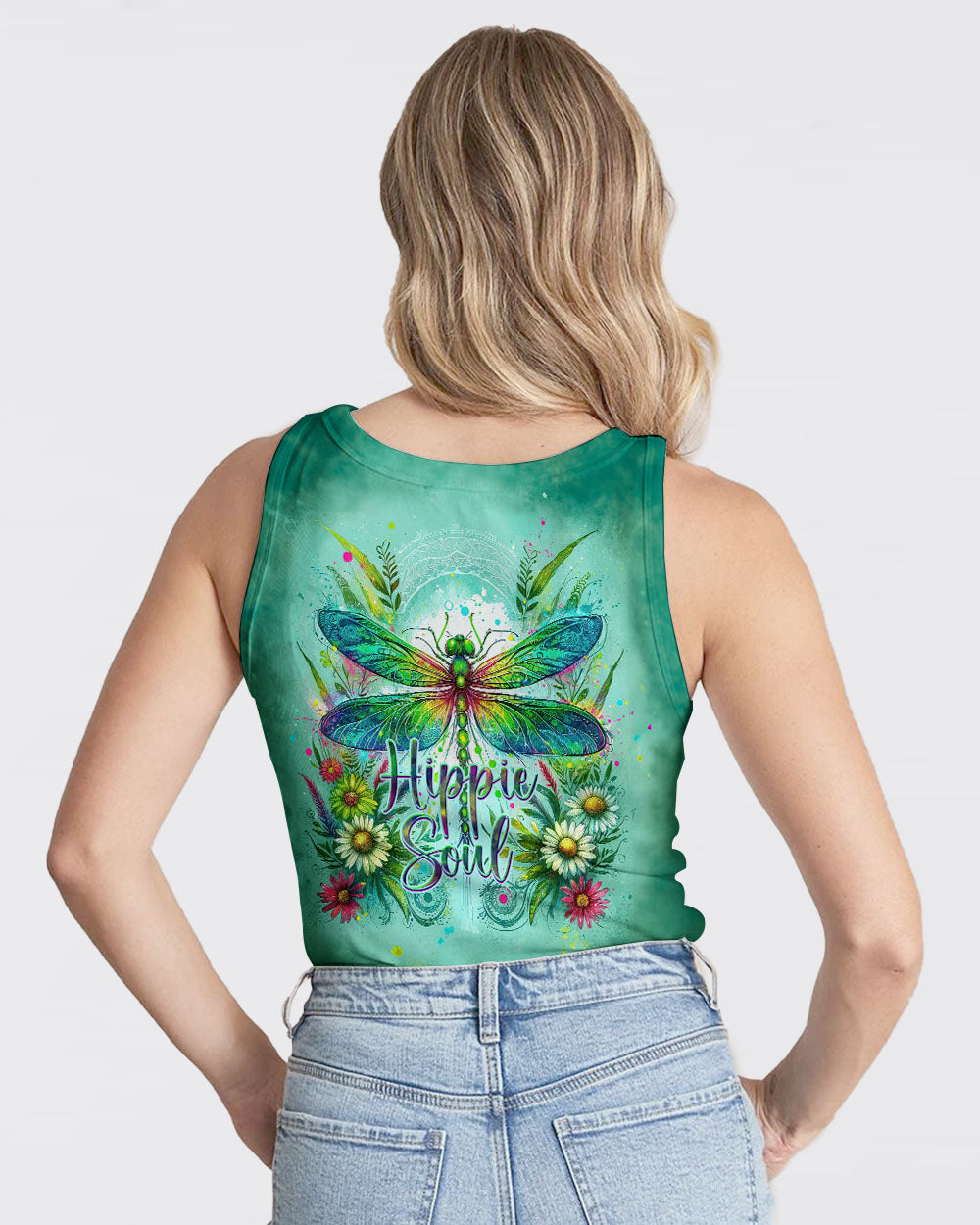 HIPPIE SOUL DRAGONFLY ALL OVER PRINT - TY0212233