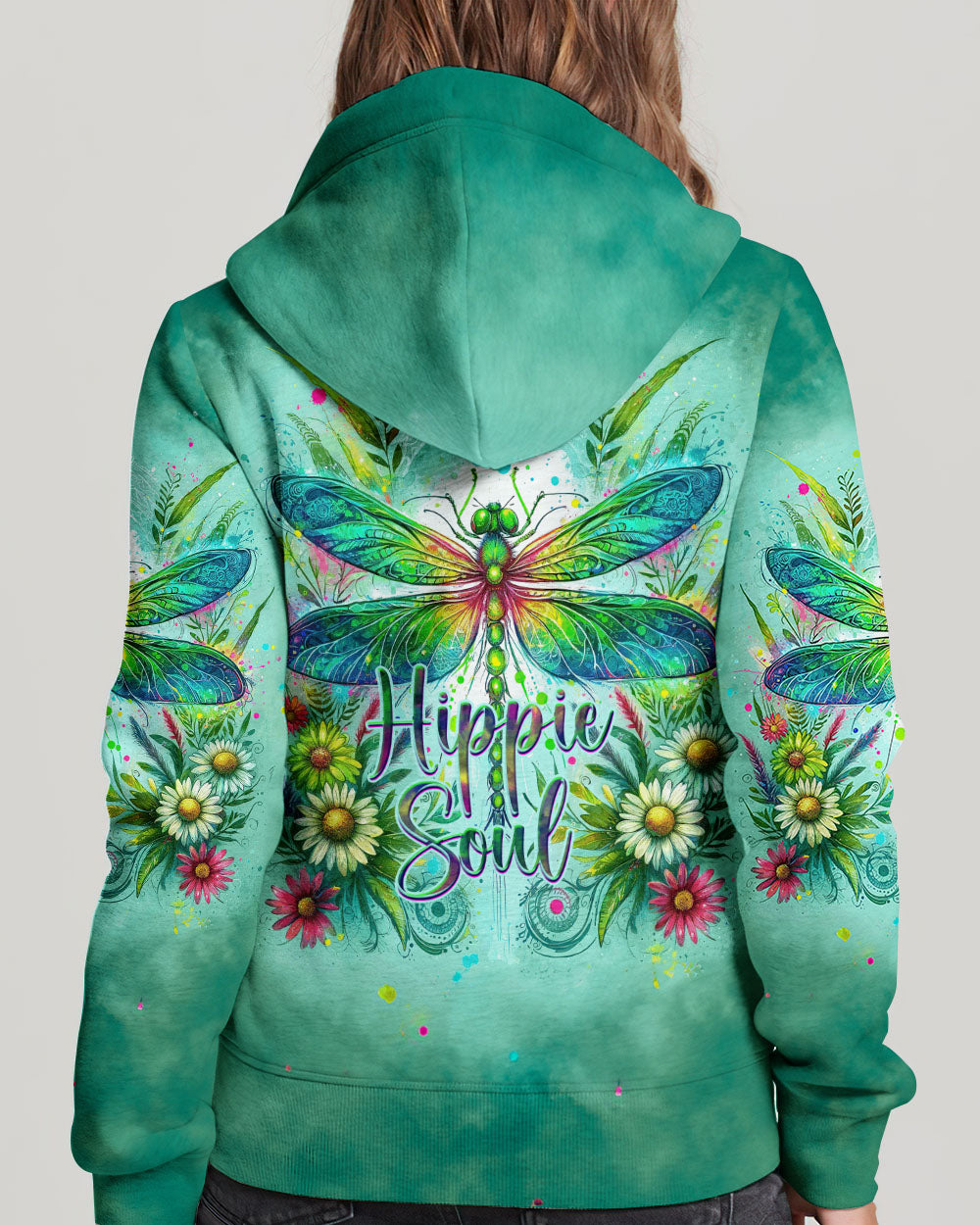 HIPPIE SOUL DRAGONFLY ALL OVER PRINT - TY0212233