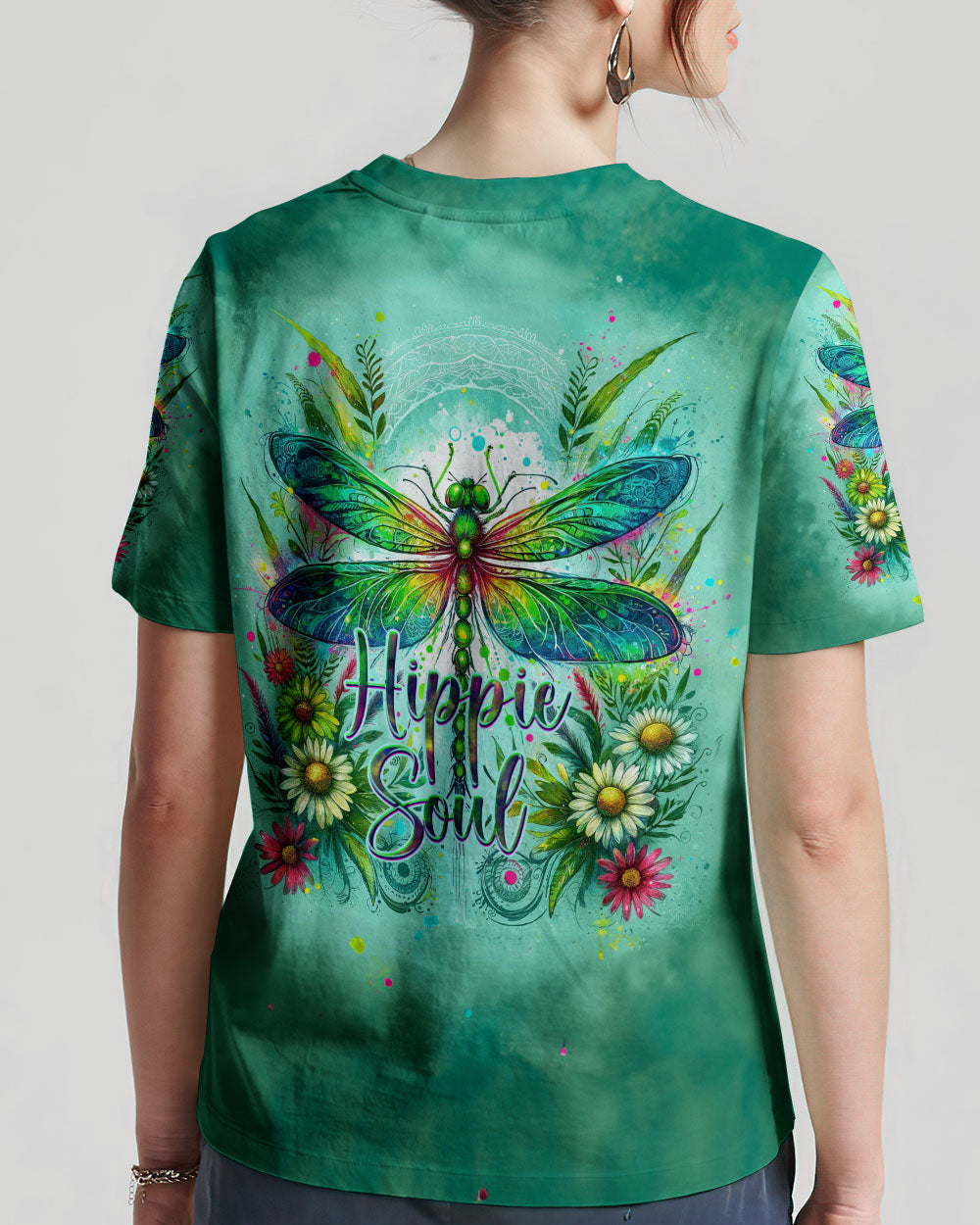 HIPPIE SOUL DRAGONFLY ALL OVER PRINT - TY0212233
