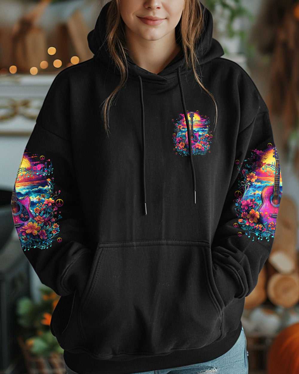 FIND ME WHERE THE MUSIC MEETS THE OCEAN ALL OVER PRINT - TY0212241