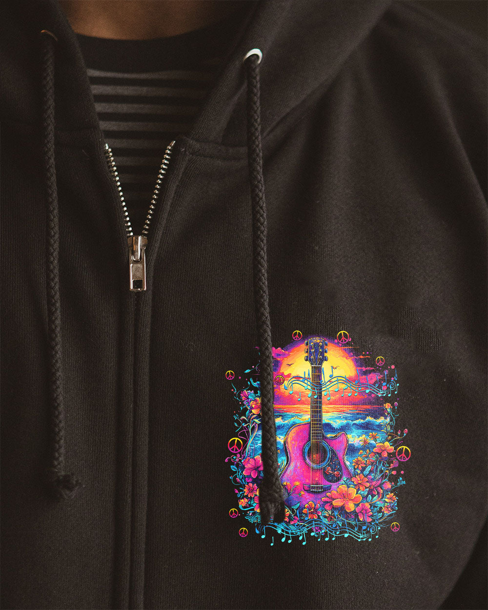 FIND ME WHERE THE MUSIC MEETS THE OCEAN ALL OVER PRINT - TY0212241