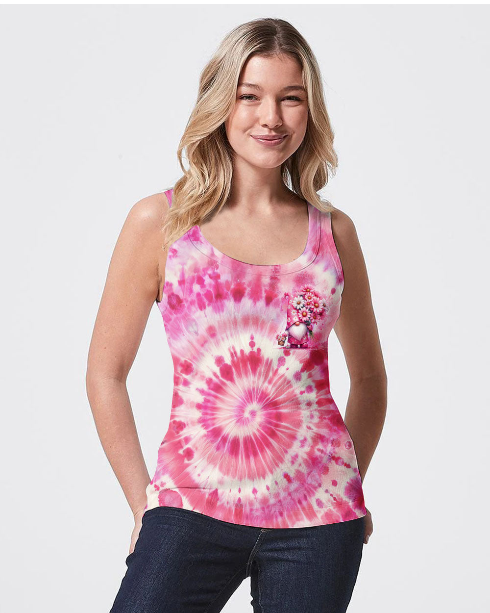 A VINTAGE SOUL LOVING LIFE GNOMIE TIE DYE ALL OVER PRINT - TY0302242
