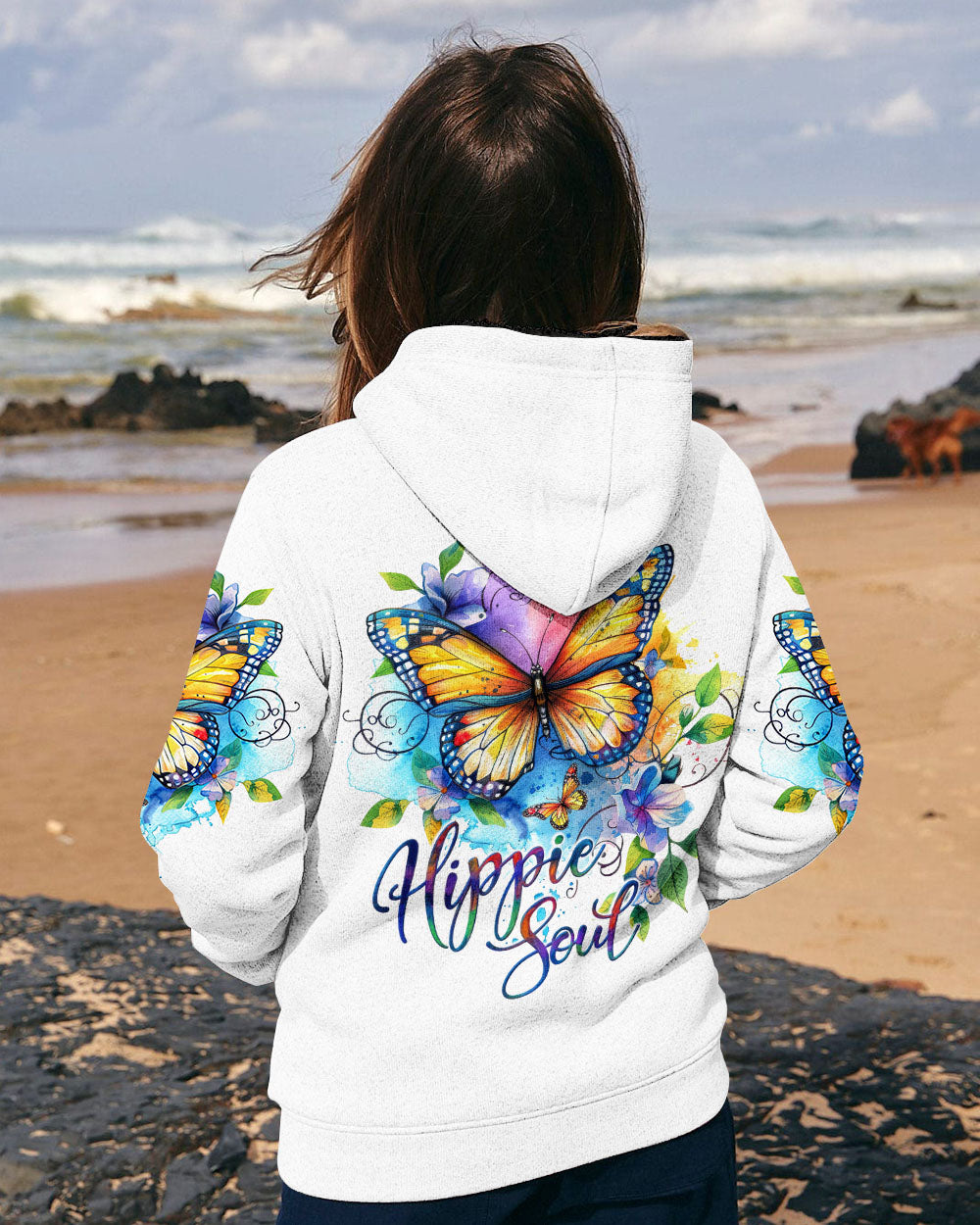 HIPPIE SOUL BUTTERFLY ALL OVER PRINT - TY0304242