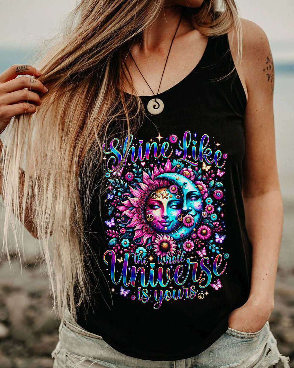 SHINE LIKE THE WHOLE UNIVERSE IS YOURS ALL OVER PRINT - TY0305241