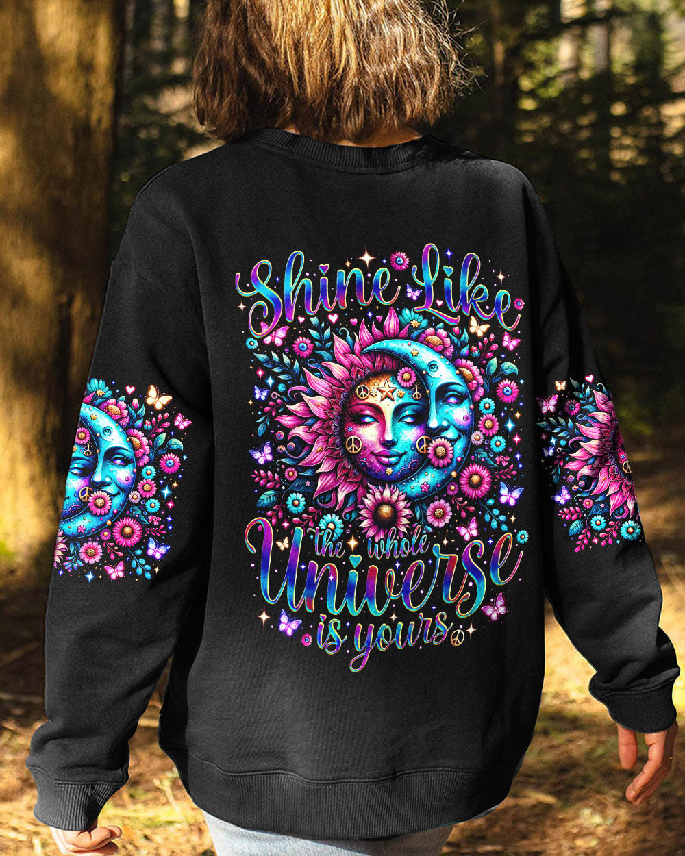 SHINE LIKE THE WHOLE UNIVERSE IS YOURS ALL OVER PRINT - TY0305241