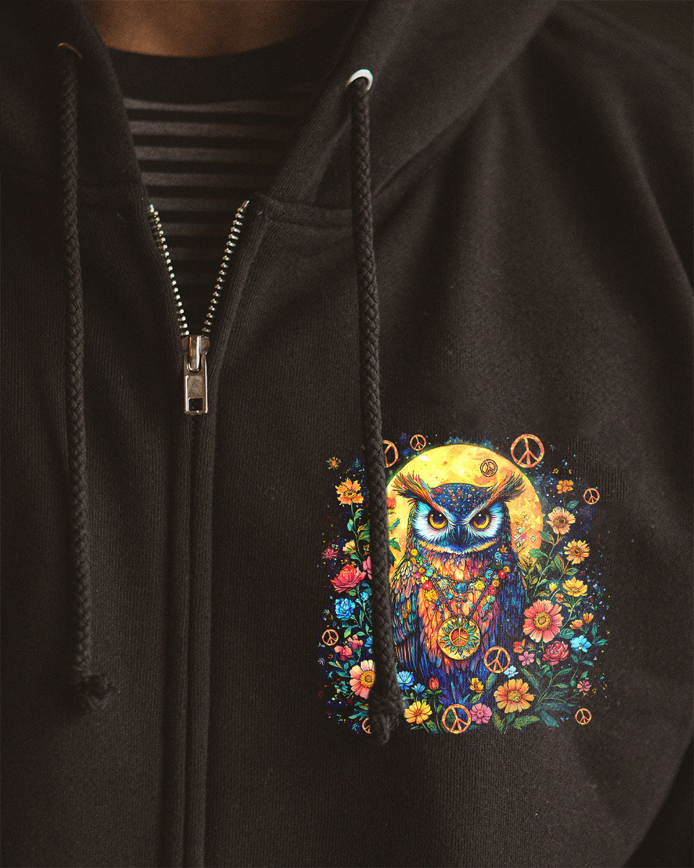WHISPER WORDS OF WISDOM LET IT BE OWL ALL OVER PRINT - TY0312241