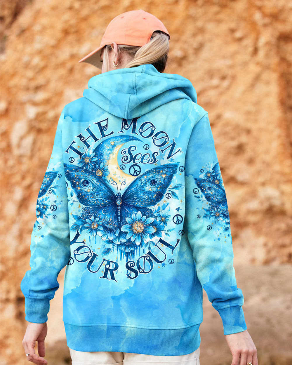 THE MOON SEES YOUR SOUL BUTTERFLY ALL OVER PRINT - TY0312242