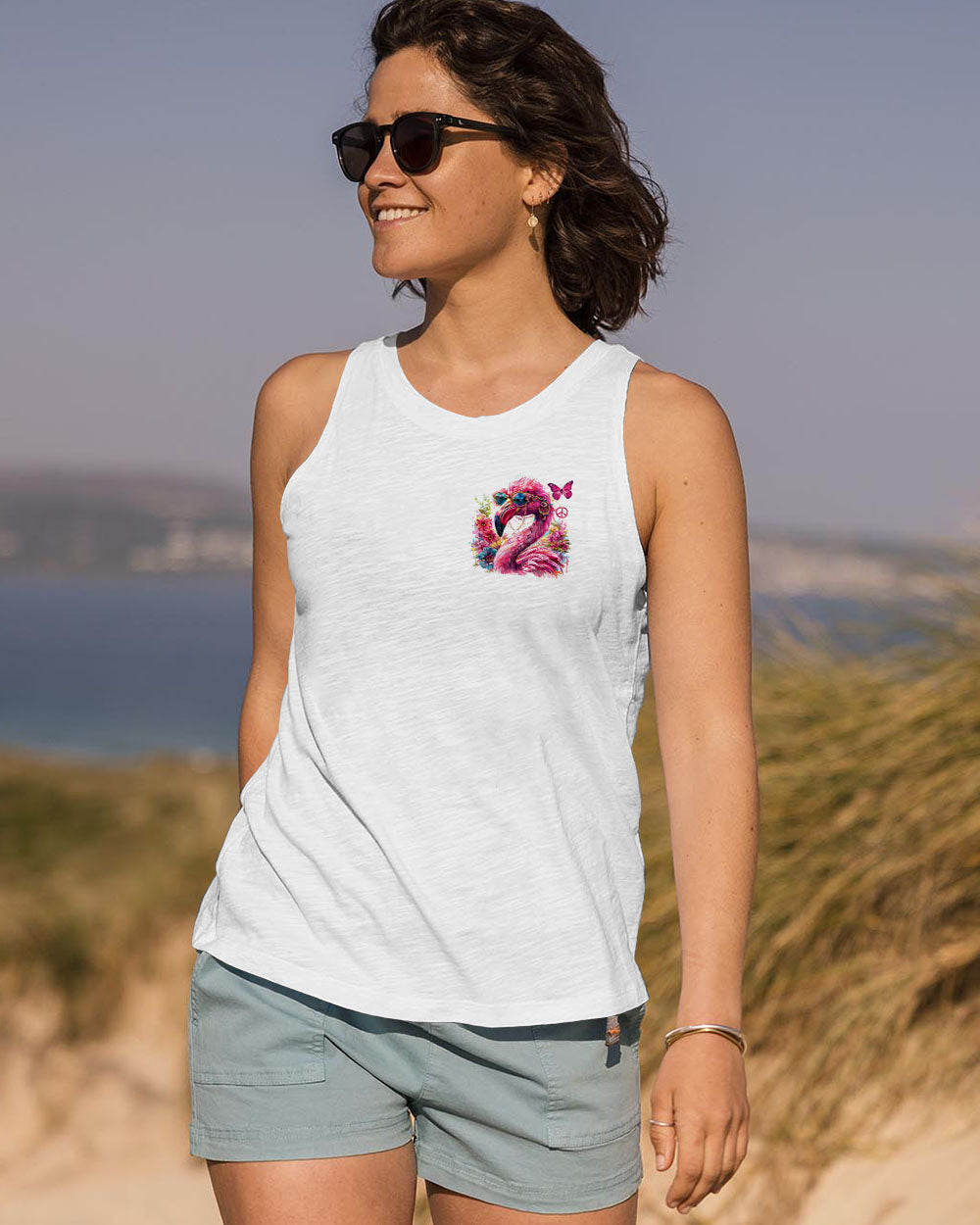 BORN TO STAND OUT FLAMINGO ALL OVER PRINT - TY0404242