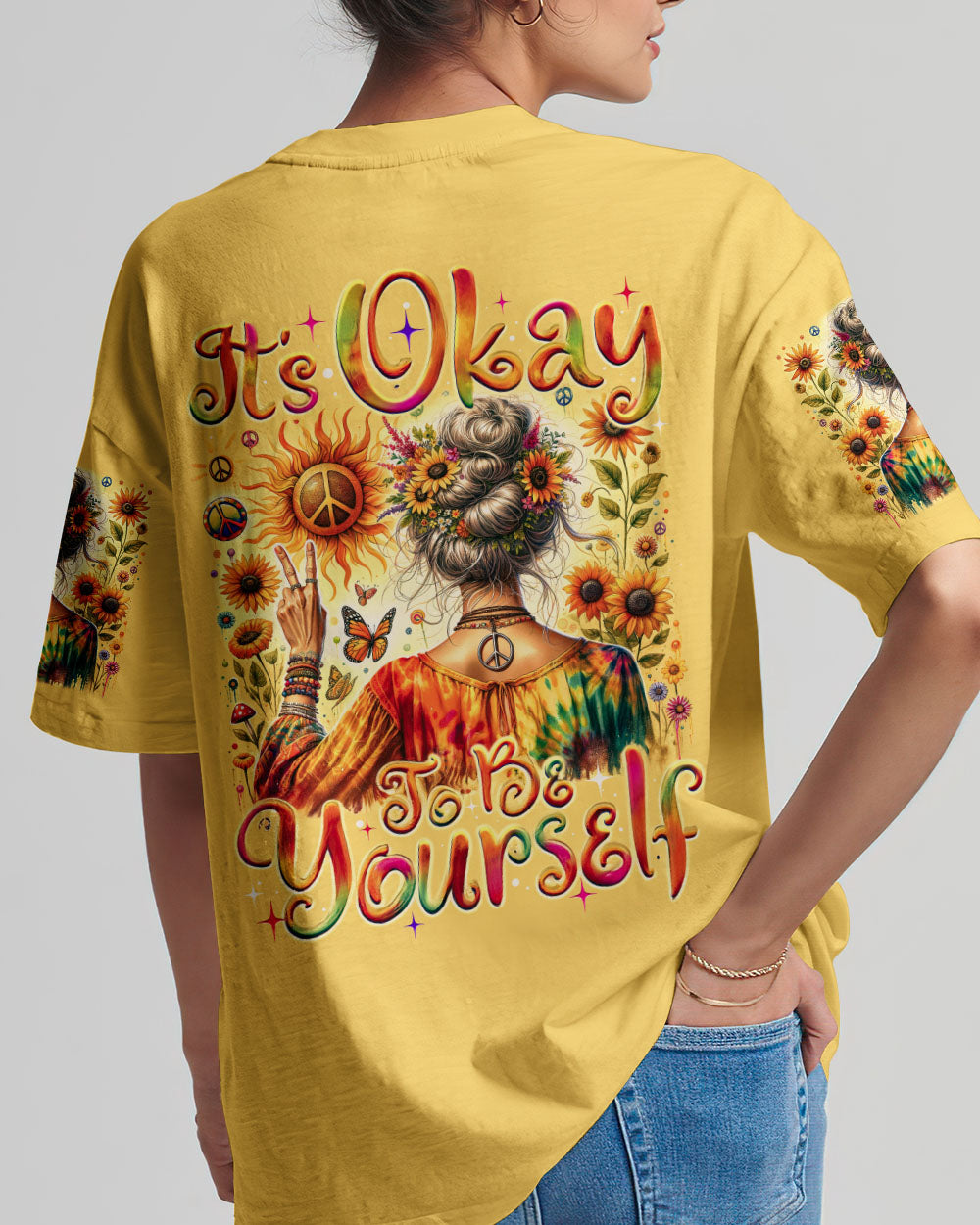 IT'S OKAY TO BE YOURSELF ALL OVER PRINT - TY0405242