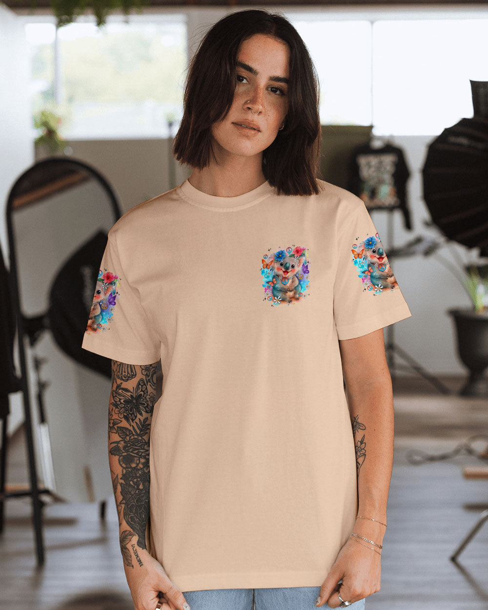 BE YOU THE WORLD WILL ADJUST KOALA ALL OVER PRINT - TY0409251