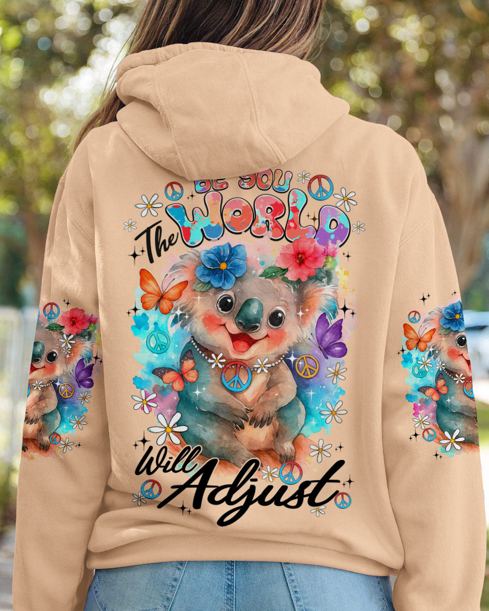 BE YOU THE WORLD WILL ADJUST KOALA ALL OVER PRINT - TY0409251