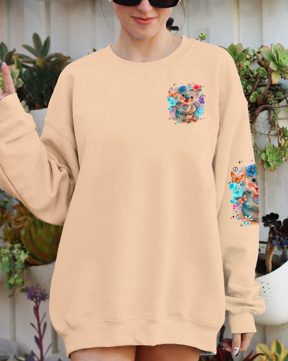 BE YOU THE WORLD WILL ADJUST KOALA ALL OVER PRINT - TY0409251