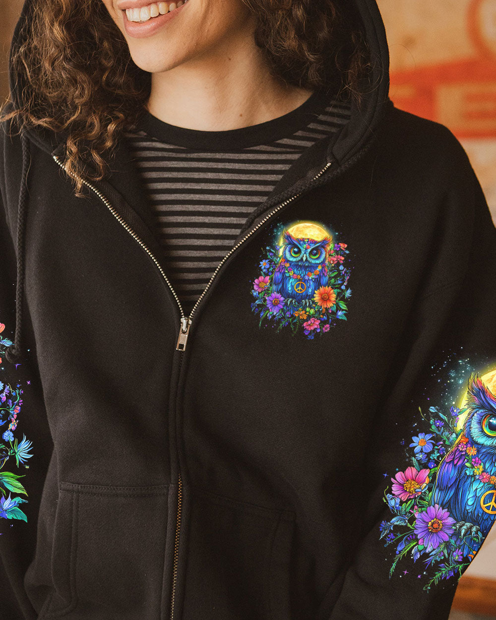 HELLO DARKNESS MY OLD FRIEND OWL ALL OVER PRINT - TY0412241