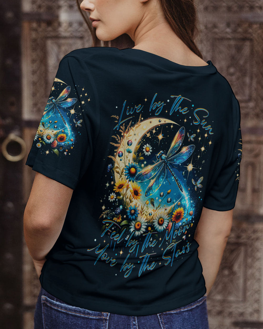 LIVE BY THE SUN DRAGONFLY ALL OVER PRINT - TY0512231