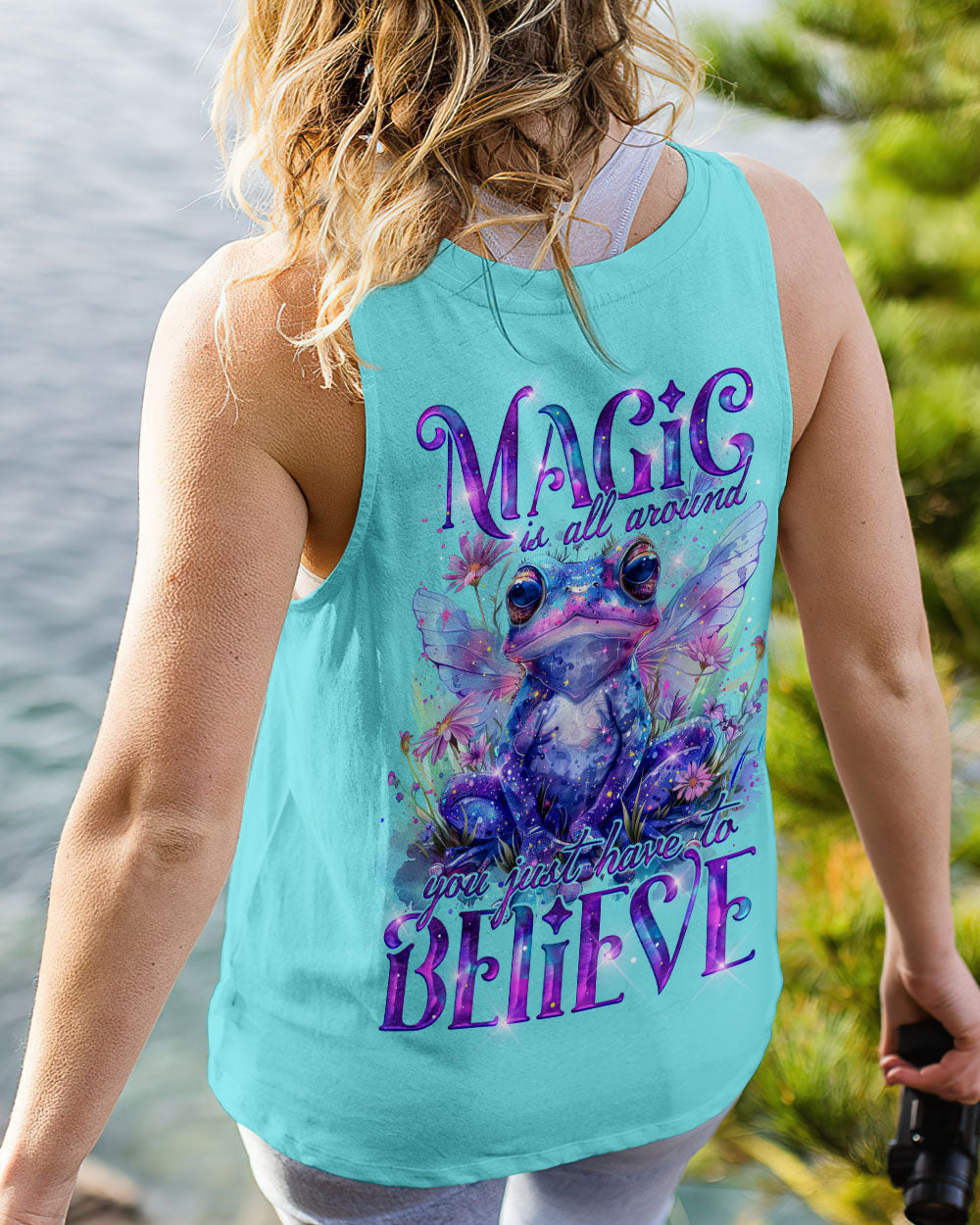 MAGIC IS ALL AROUND FROG ALL OVER PRINT - TY0603242