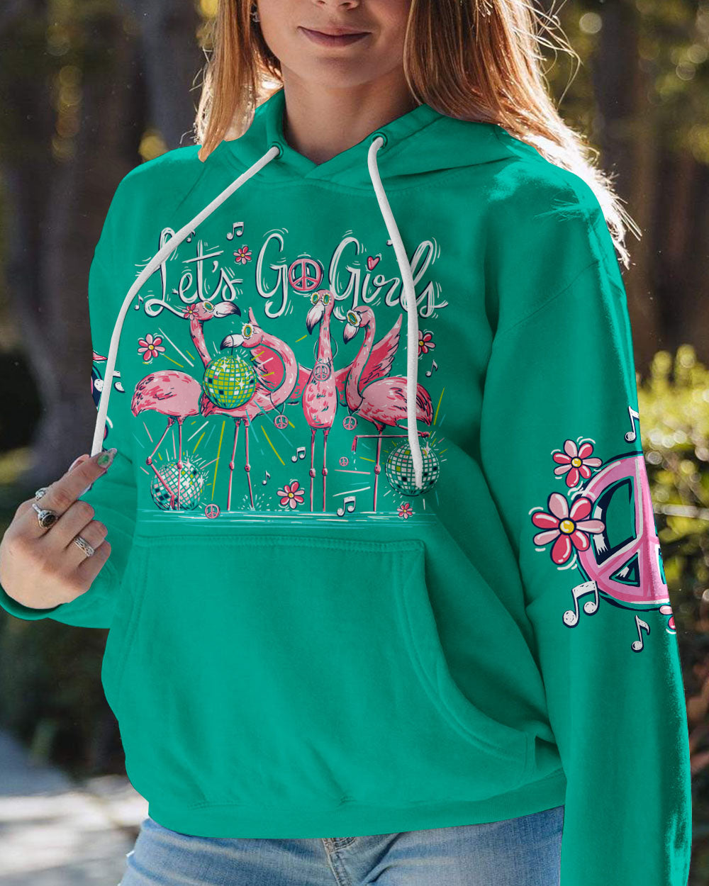 LET'S GO GIRLS FLAMINGO ALL OVER PRINT - TY0606231