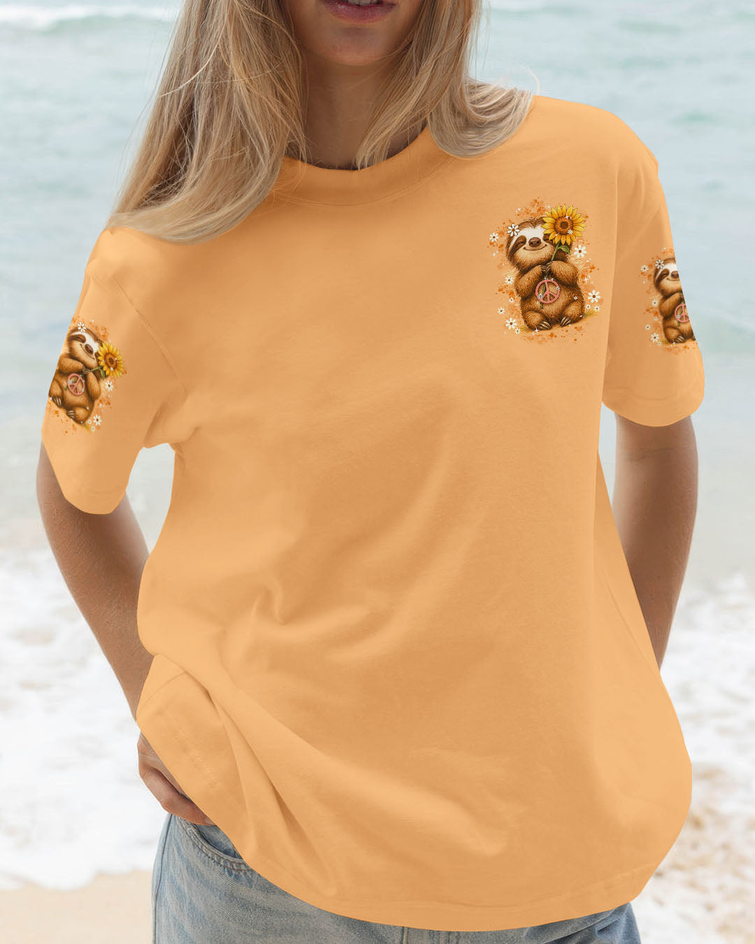 WHISPER WORDS OF WISDOM LET IT BE SLOTH ALL OVER PRINT - TY0609251