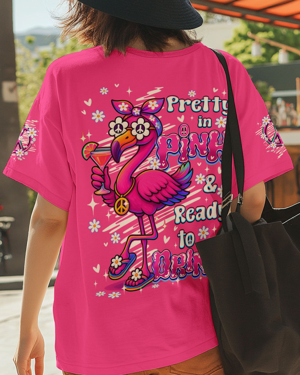 PRETTY IN PINK FLAMINGO ALL OVER PRINT - TY0707251