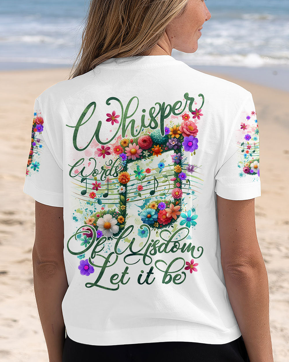 WHISPER WORDS OF WISDOM LET IT BE MUSIC ALL OVER PRINT - TY0711242