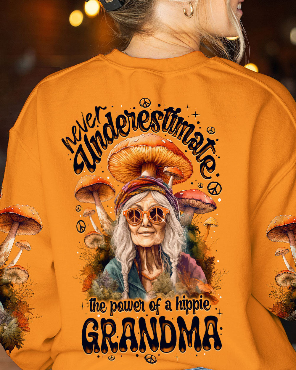 HIPPIE GRANDMA ALL OVER PRINT - TY0809234