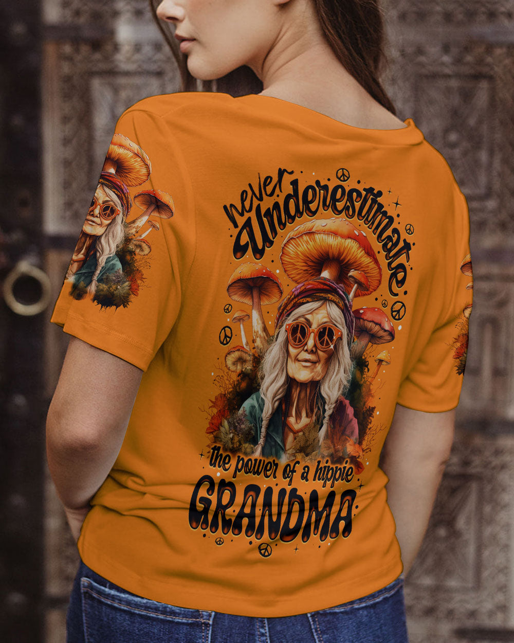 HIPPIE GRANDMA ALL OVER PRINT - TY0809234