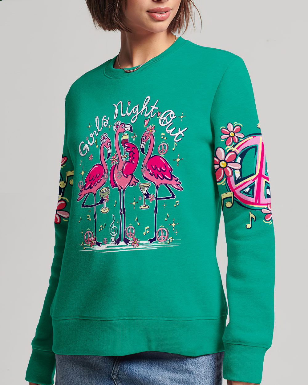 GIRLS NIGHT OUT FLAMINGO ALL OVER PRINT - TY0904241